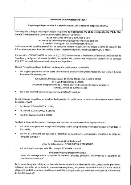 Modification et révision allégée Modification et révision allégée